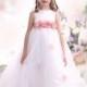Pretty A Line Tank Top Ankle Length Organza White Girls Easter Dress CKZA13006 - Top Designer Wedding Online-Shop