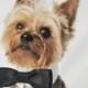 Dog Tuxedo, dog wedding attire, white black bow tie, tuxedo collar, dog Wedding, Dog Collar, Pet Wedding Attire, dog clothes large and small