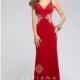 Navy Faviana 7756 - Corset Back Open Back Dress - Customize Your Prom Dress