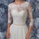 Bridal Dress - Polly Wedding Stunning Lace Dress - Long Wedding Dress - Elegant Wedding Dress - Simple Wedding Dress - Abito da Sposa