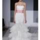 Isaac Mizrahi for Kleinfeld - Spring 2013 - Strapless Chiffon Mermaid Wedding Dress with Ruffle Skirt - Stunning Cheap Wedding Dresses