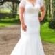Plus-Size Dresses Style BB17501 by BB  by Special Day - Ivory  White Lace Floor Sweetheart  V-Neck Wedding Dresses - Bridesmaid Dress Online Shop