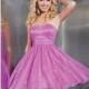 Geranium Hannah S 27863 - Short Sequin Dress - Customize Your Prom Dress