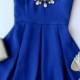To The Rescue Royal Blue Dress