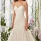 Alencon Lace Tulle Gown by Blu by Mori Lee - Color Your Classy Wardrobe
