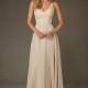 Morilee Bridesmaids 122 Tank Floor Length Lace & Chiffon Dress - Crazy Sale Bridal Dresses