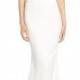 Katie May Drape Back Crepe Gown