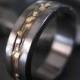 Black Gold Ring Mosaic River 6mm Unisex Ring Mens Rings Mens Wedding Band Viking Wedding Ring Mens Wedding Bands Mens Wedding Rings Unique