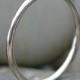 1.5mm Halo Wedding Ring, 18k White Gold