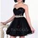 Black Strapless Beaded Dress by Envious Couture Prom - Color Your Classy Wardrobe