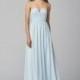Wtoo by Watters 907 Strapless Deep Sweetheart Chiffon Bridesmaid Dress - Crazy Sale Bridal Dresses