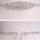 Crystal bridal sash wedding gown sash rhinestone belt Kate sale