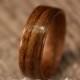 Bentwood Ring - Tropical Olivewood Wooden Ring - Handcrafted Wood Wedding Ring - Custom Made
