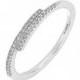 Carrière Linear Diamond Stacking Ring (Nordstrom Exclusive) 