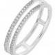 Carrière Double Row Diamond Stack Ring (Nordstrom Exclusive)