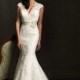 Allure Bridals 9064 Lace Cap Sleeve Mermaid Wedding Dress - Crazy Sale Bridal Dresses