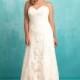 Allure Women Plus-Size Dresses Style W370 by Allure Women - Ivory  White  Champagne Lace Floor Wedding Dresses - Bridesmaid Dress Online Shop