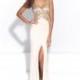 Black Madison James 17-205 Prom Dress 17205 - Long High Slit Jersey Knit Dress - Customize Your Prom Dress