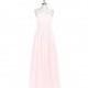 Blushing_pink Azazie Vanessa - Chiffon Back Zip Floor Length One Shoulder - Cheap Gorgeous Bridesmaids Store