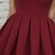 Cute Homecoming Dress,burgundy Homecoming Dress,short Prom Dress