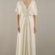 Christian Siriano for Kleinfeld 17115 - Sheath V-Neck Natural Floor Chapel - Formal Bridesmaid Dresses 2017