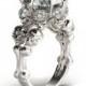 A Museum Perfect 2.11CT Round Cut Russian Lab Diamond Skull Ring