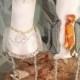 Wedding Cake Topper Custom made to order FerdiBirds miniature love birds glasses patterned tie