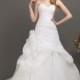 Charming A-Line Sweetheart Chapel Train Organza Wedding Dress CWLT1309A - Top Designer Wedding Online-Shop