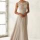 Mori Lee 21522 Bridesmaid Dress - Illusion, Scoop, Sweetheart Chiffon A Line Bridesmaids Mori Lee Long Dress - 2017 New Wedding Dresses