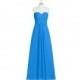 Ocean_blue Azazie Maryjane - Back Zip Sweetheart Chiffon And Lace Floor Length Dress - Cheap Gorgeous Bridesmaids Store