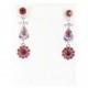 Helens Heart Earrings JE-X002738-S-Red Helen's Heart Earrings - Rich Your Wedding Day