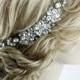 Bridal Hair Comb, Crystal Bridal Hair Piece, Wedding Hair Accessory, Bridal Hair Vine, Rhinestone Wedding Headpiece, Bridal Hair Jewelry
