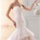 Ivory/Tea Rose Tiered Mermaid Gown by David Tutera - Color Your Classy Wardrobe