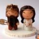 Wedding Cake Topper - Lord of the Rings Cake Topper - Gimli & Arwen wedding cake topper