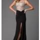 Sleeveless Floor Length Dress with Illusion Bodice - Brand Prom Dresses