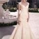 Casablanca Bridal 2120 Cap Sleeve Lace Mermaid Wedding Dress - Crazy Sale Bridal Dresses