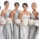 Bridesmaid Dress Light Grey / Silver Maxi Floor Length, Infinity Dress, Prom Dress, Multiway Dress, Convertible Dress, Maternity - 26 colors