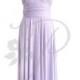 Bridesmaid Dress Lilac Maxi Floor Length, Infinity Dress, Prom Dress, Multiway Dress, Convertible Dress, Maternity - 26 colors