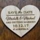 Sale Price! Save the date heart Magnets with envelopes, Save The Date, Wood Save The Date Magnet, Personalized Save The Date Magnet, Wedding