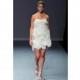 Rivini FW12 Dress 1 - Sheath Strapless Mini Fall 2012 White Rivini - Rolierosie One Wedding Store