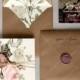 English Garden - Luxury Folding Wedding Invitations & Save the Date. Rustic twine, woodland wedding invitations, wax seal. Invites Australia