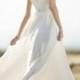 Bohemian Wedding gown from Chiffon, French lace , Boho style dress, Romantic and Dreamy Wedding Dress