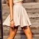 Simple Two Pieces A Line Homecoming Dress Short Prom Dress,5748