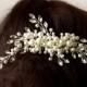 Sale - Ivory Wedding Hair Comb Silver Hair Comb Bridesmaid's Hair Comb Bridal Hairpiece Wedding Hair Bridal Hair Accessory Bridal Hair Piece