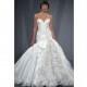 Mark Zunino FW14 Dress 3 - Mark Zunino Full Length White Sweetheart Ball Gown Fall 2014 - Rolierosie One Wedding Store