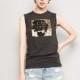 Sequined Playful Trendy Silk Twinset Sleeveless Top T-shirt - Lafannie Fashion Shop