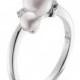 Mikimoto Pearl & Diamond Ring 