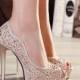 Womens Elegant Jewel Open Toe Stiletto High Heels