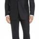 Hart Schaffner Marx New York Classic Fit Black Wool Tuxedo 