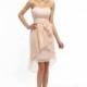 Sheath-Column Sweetheart High-Low Chiffon Veiled Rose Sleeveless Zipper Party Dresses COZM14006 - Top Designer Wedding Online-Shop